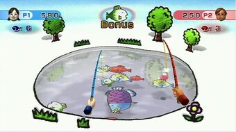 wii fish game