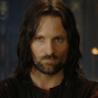 Aragorn en la saga de El Señor de los Anillos.