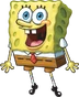 Bob Esponja en la serie animada homonima.