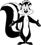 Pepe le Pew en la franquicia Looney Tunes.