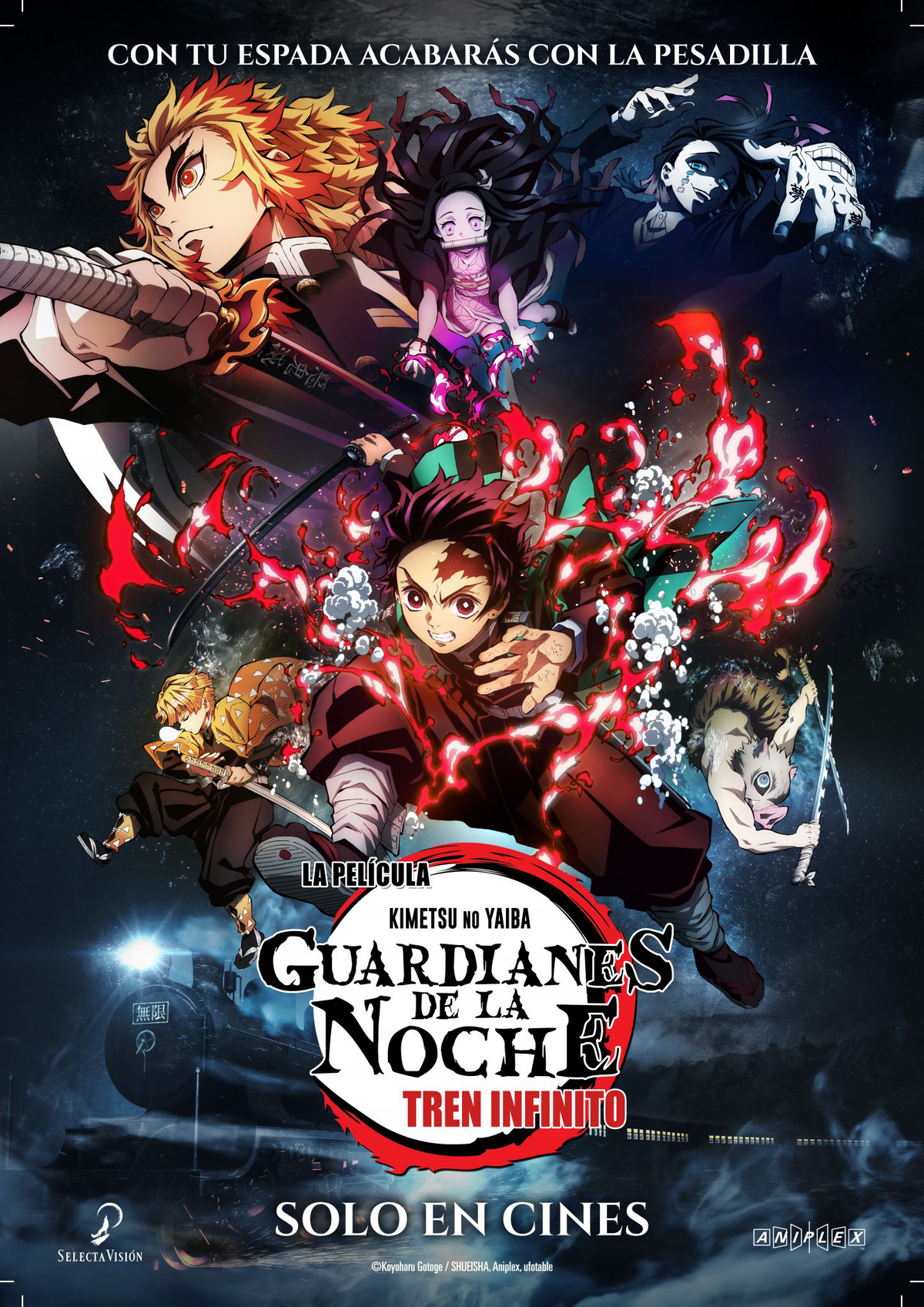 Publicado el casting de doblaje de Guardianes de la Noche – Kimetsu no Yaiba  – La Película: El Tren Infinito