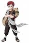 Gaara en Naruto y en Naruto Shippuden (doblaje original).