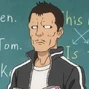 Profesor Tanabe en Takagi-san: Experta en bromas pesadas
