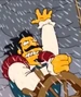 Capitán español en flashback de Los Simpson.