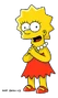 Lisa Simpson en Los Simpson (catalán)
