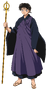 Miroku en Inuyasha (catalán).