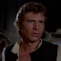 Han Solo en la franquicia de Star Wars.