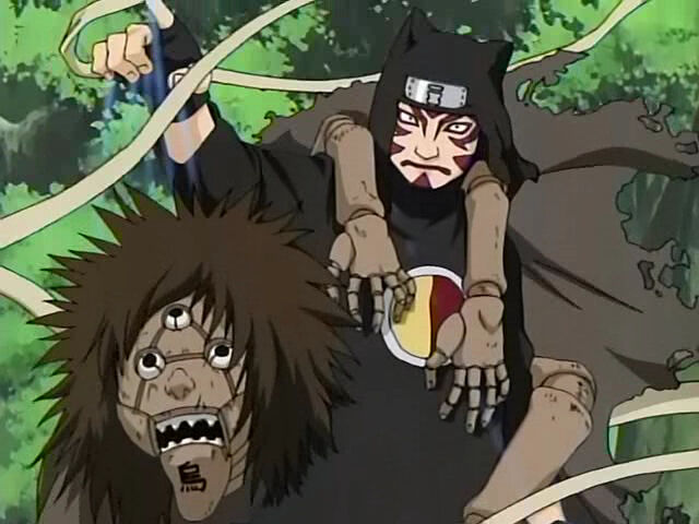 Shinki ,tem chances dele ser filho do Gaara e do Kankuro,ele tem uma  marionete e areia metalica igual a areia do sasori