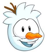 Puffle de nieve, costo: 10 Tauros