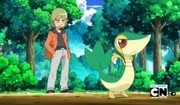 Trip and Serperior when it was a Snivy