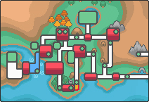 Location of route 33 in Johto