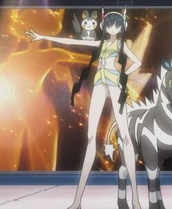 Unova Gym Leader Elesa (Black 2 & White 2) Pokemon, Pokemon waifu, Pokemon characters