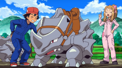 Xy007 Giving Chase At The Rhyhorn Race Azurilland Wiki