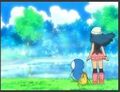 Dawn and Piplup Seeing Mesprit's spirit