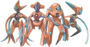 Deoxys and it's four forms.