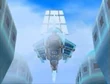 A flying boat, probably from Team Plasma