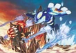 Artwork of Primal Groudon and Primal Kyogre