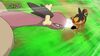 Ash's tepig battling mandibuzz.jpg