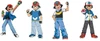 Four forms of Ash Ketchum