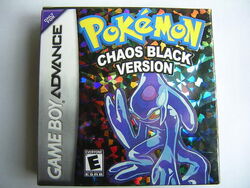 Pokemon Chaos Black Nintendo Game Boy Advance GBA Video Game 