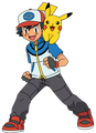 Ash in Unova.