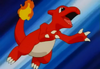 Ash's Charizard as a charmeleon