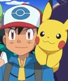Ash with his Pikachu.