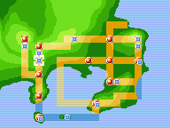 Location of viridian Forest in Kanto