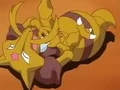 Kadabra rolling on the floor laughing