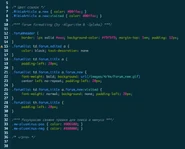 Подсветка синтаксиса в CSS