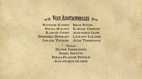 Carton de doublage français (2)