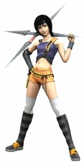 Yuffie Kisaragi de Final Fantasy VII.