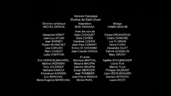 Carton du doublage français.