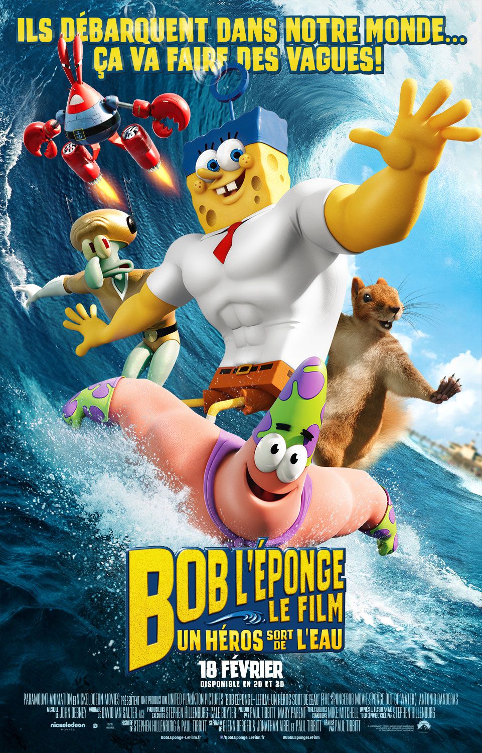 Bob L éponge Voix Française Bob l'éponge, le film : Un héros sort de l'eau | Wiki Doublage francophone  | Fandom
