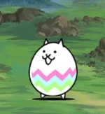 Кот-яйцо из игры The Battle Cats