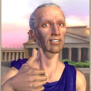 Fraer4.jpg (114 КБ) Сьомий аватар: Юлій Цезар з Civilization IV в гарному настрої