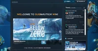 Заглавная страница польскоязычной Subnautica Wiki