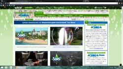 The Sims Wiki по состоянию на 4 декабря 2013 года.