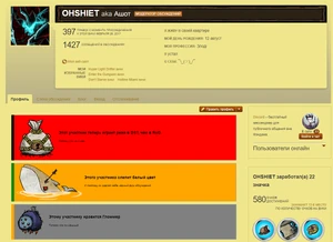 Профайл участника на Don’t Starve Wiki