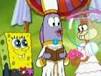 Bob esponja e sandy se-casando