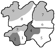 Postal Areas Map of Juliana