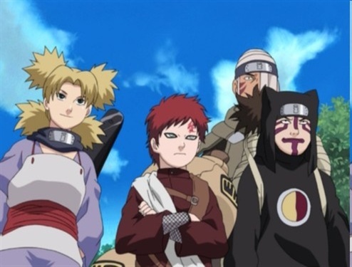 Três Irmãos da Areia, Wiki Naruto