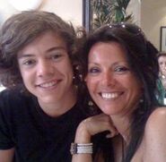 Harry con su madre