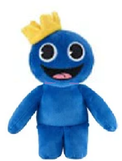 Rainbow Friends Blue Plush Figure Game FNF Toy NEW 