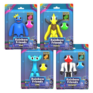 Series 2 Action Figures, with Happy Blue being on the box cover