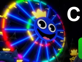 Blue's Ferris Wheel seen while in the Menu to switch to Chapter 2.