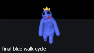 Blue's Walk Cycle.