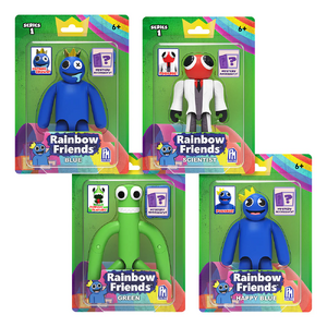 Series 1 Action Figures, with Happy Blue being on the box art