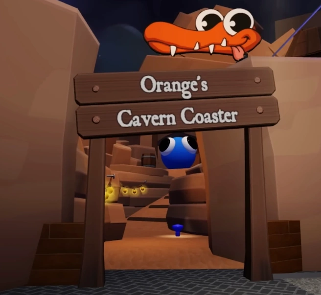 Orange's Cavern Coaster Rainbow Friends Wiki Fandom