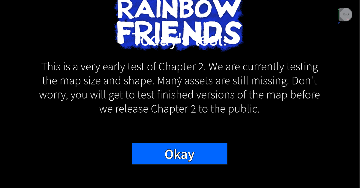 Playing Rainbow Friends Chapter 2 Early 